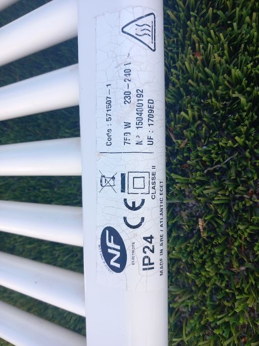 Toalheiro electrico 750W