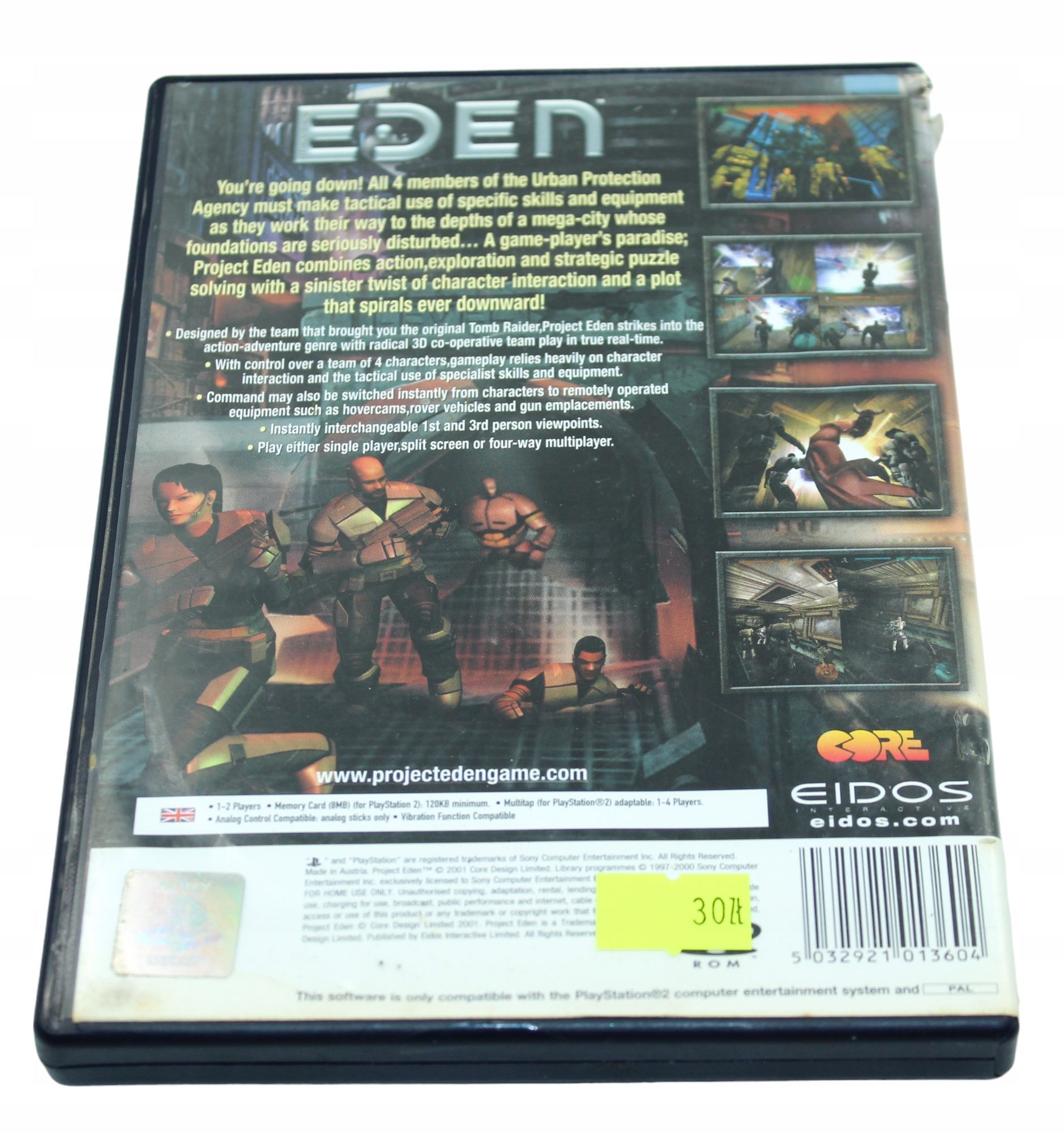 Project Eden PS2 PlayStation 2
