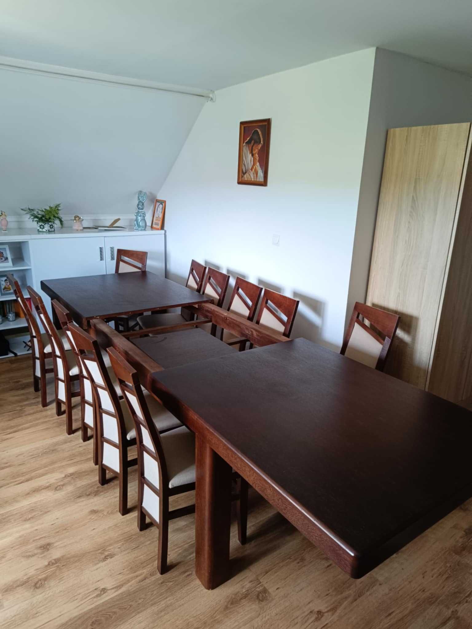 Sprzedam stół z kompletem 12 krzeseł
