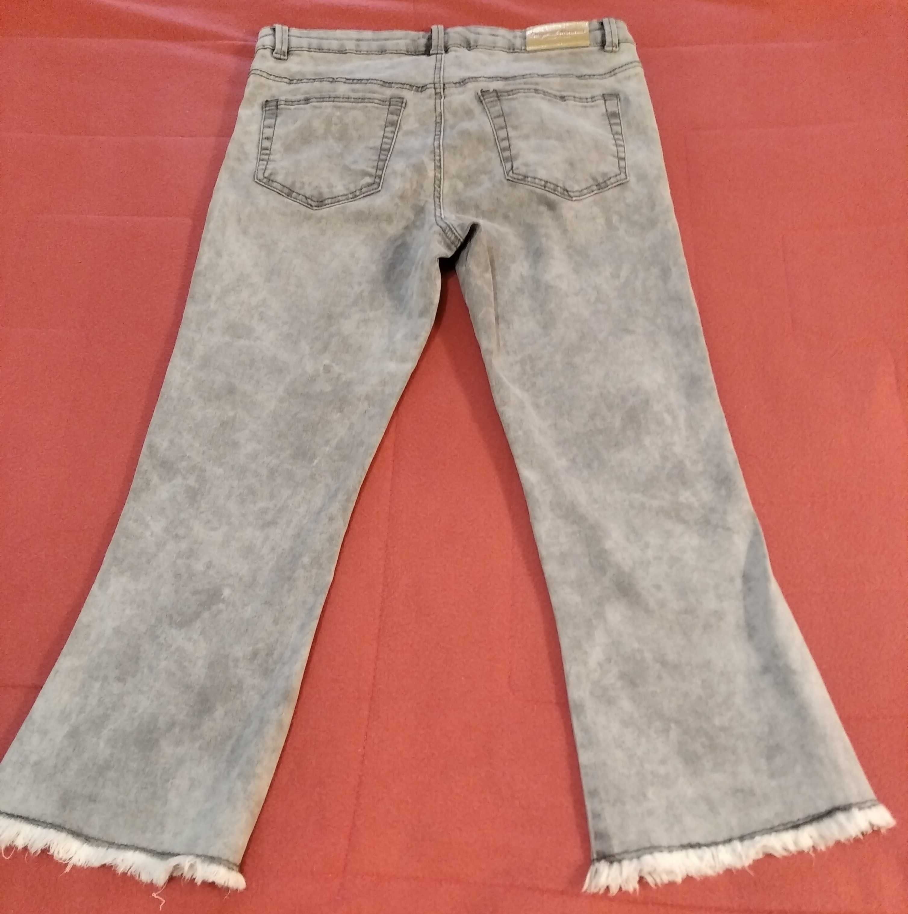 Стильные укороченные джинсы фирмы Original Marines, размер 11-12 лет