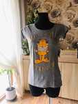Reserved koszulka Garfield Odie t-shirt szary bluzka na krótki rękaw S