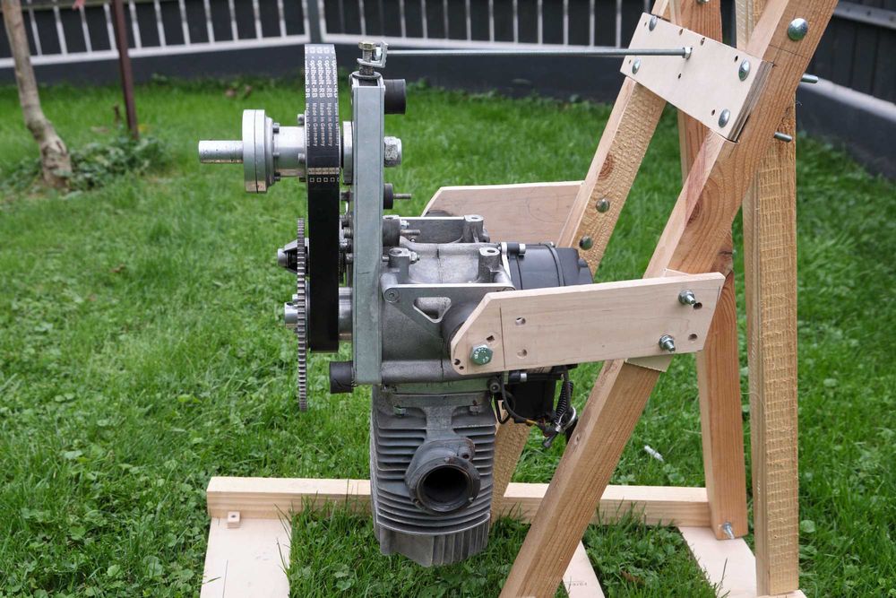 Napęd ppg, samolot, silnik Hirth F 33 z przekładnią Fresh Breeze