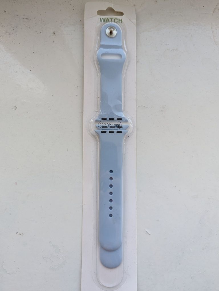 Ремінець для Apple Watch 38 40 41 мм силіконовий однотонний