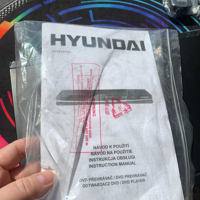 DVD плеєр Hundai DV2X361DU (region 2)