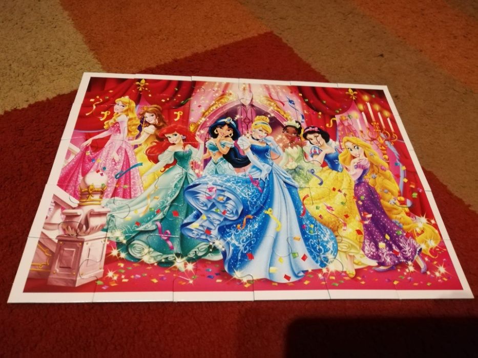 Puzzle e Jogo da Memória Disney Princess