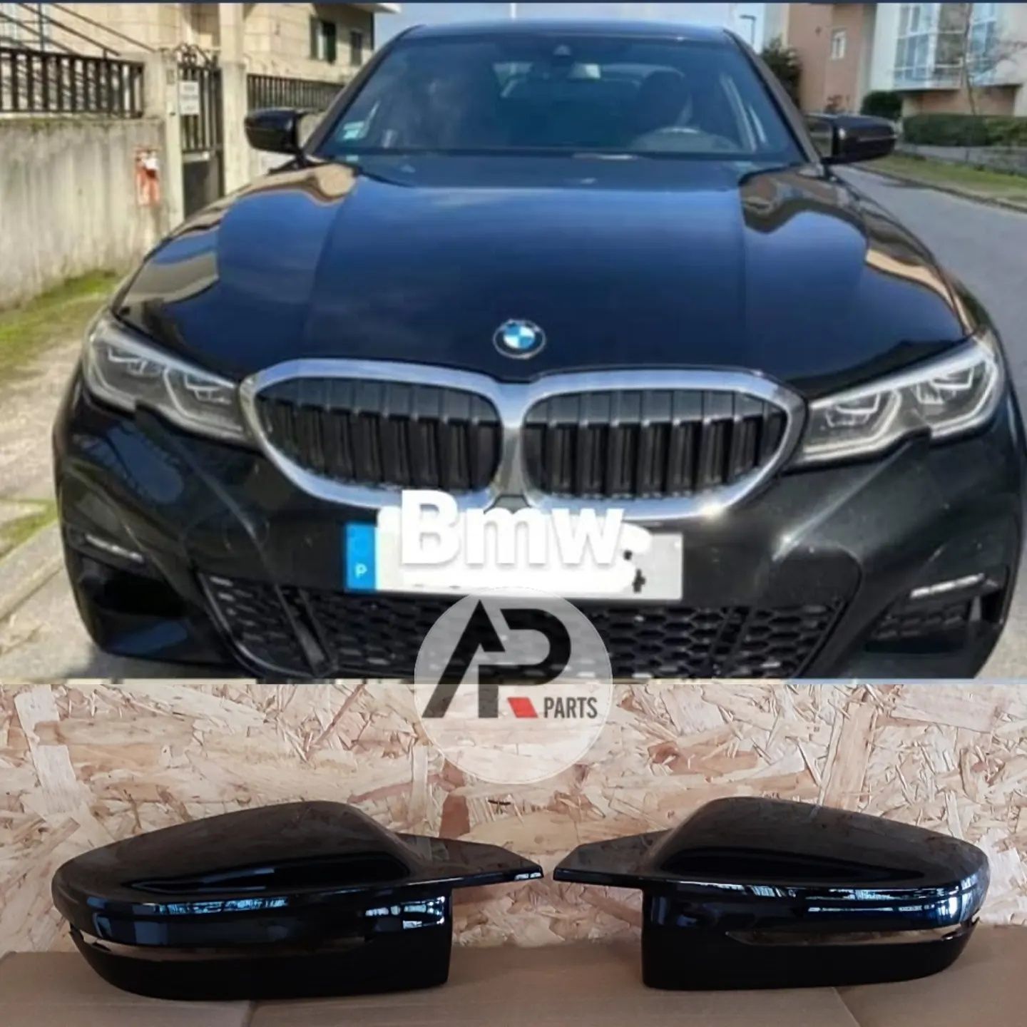 BMW G20 G21 G22 G23 G30 G31 Capas M preto brilhante