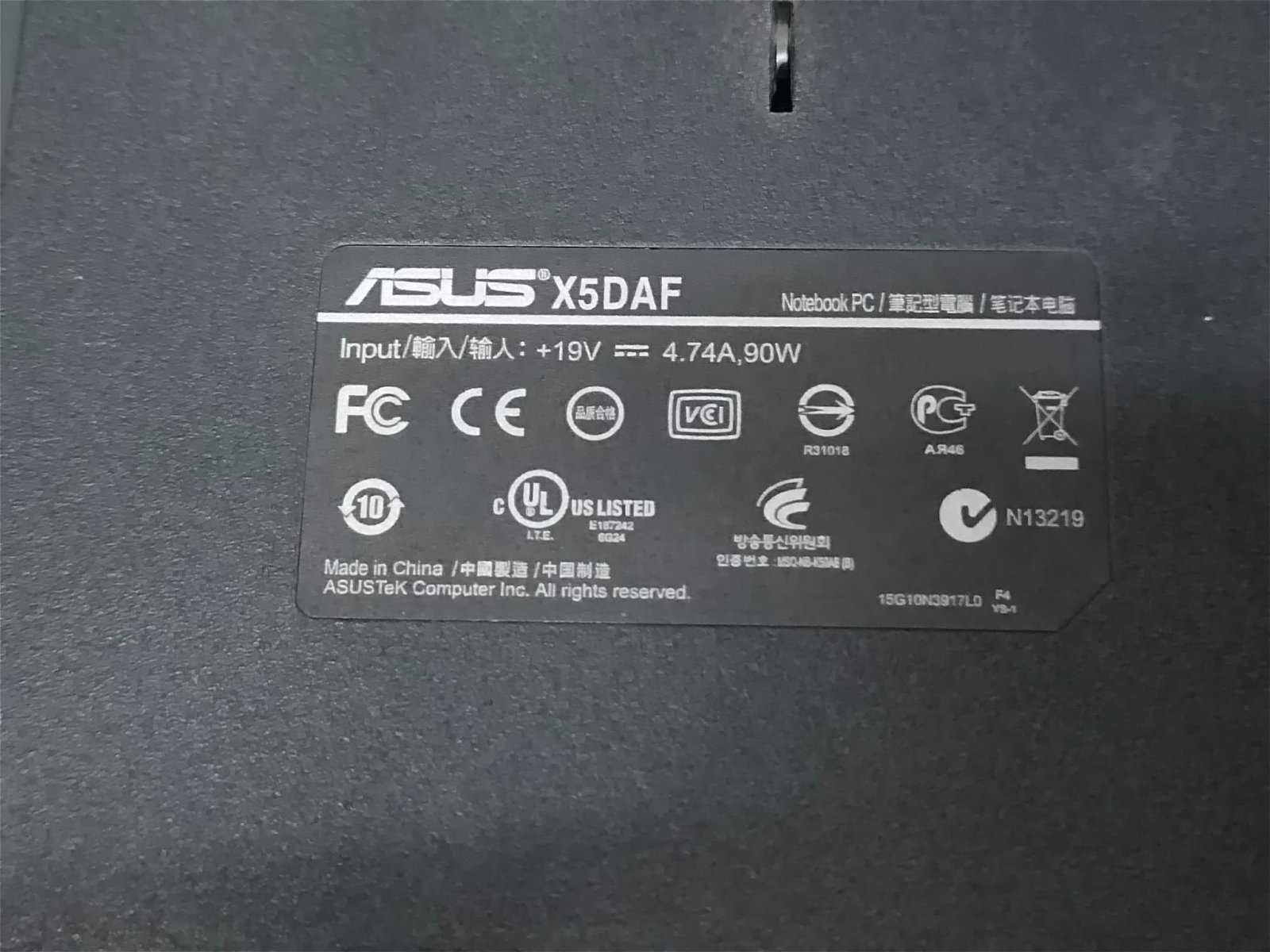 Корпус для ноутбука  Asus X5 Daf