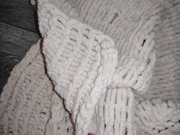 Одеялко детское вязаное
