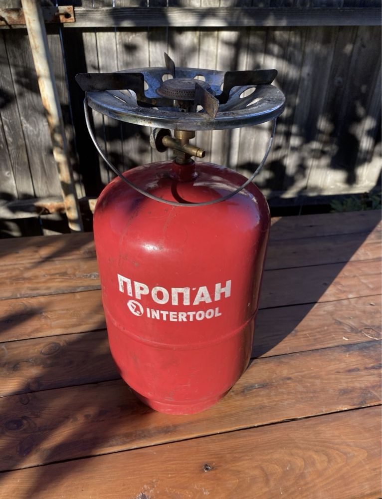 Газовий балон кемпінговий 12 л. Intertool