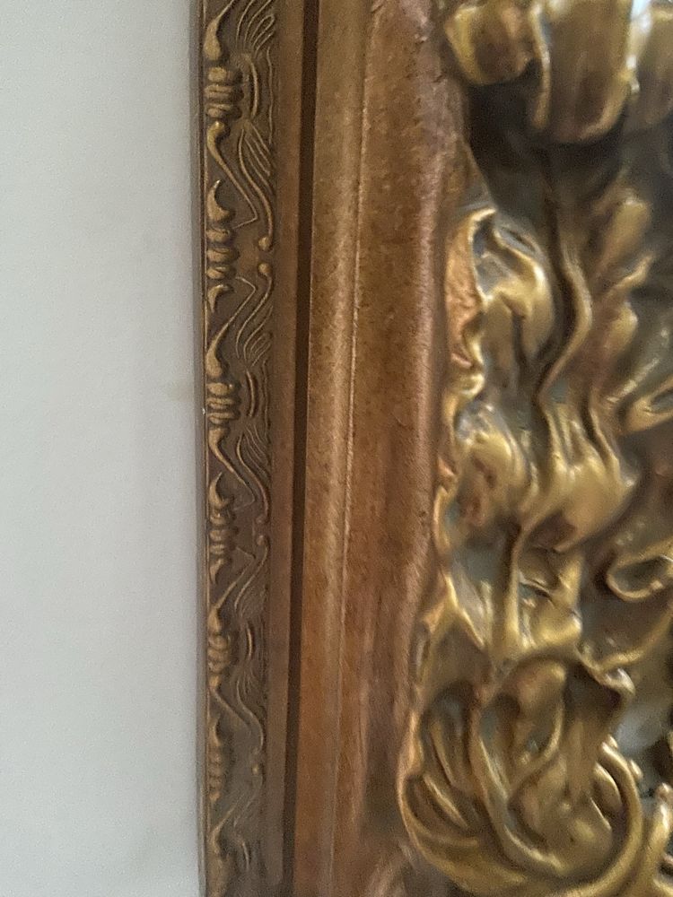 Lustro barokowe złota rama 90x120cm
