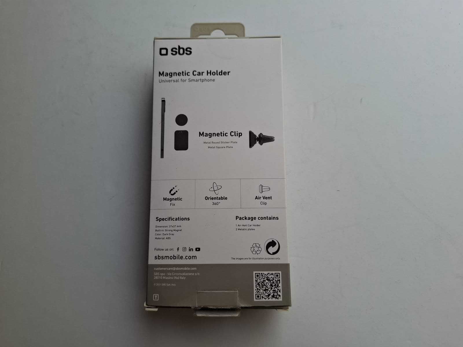 SBS suporte de telemóvel magnético para prender no ventilador de carro