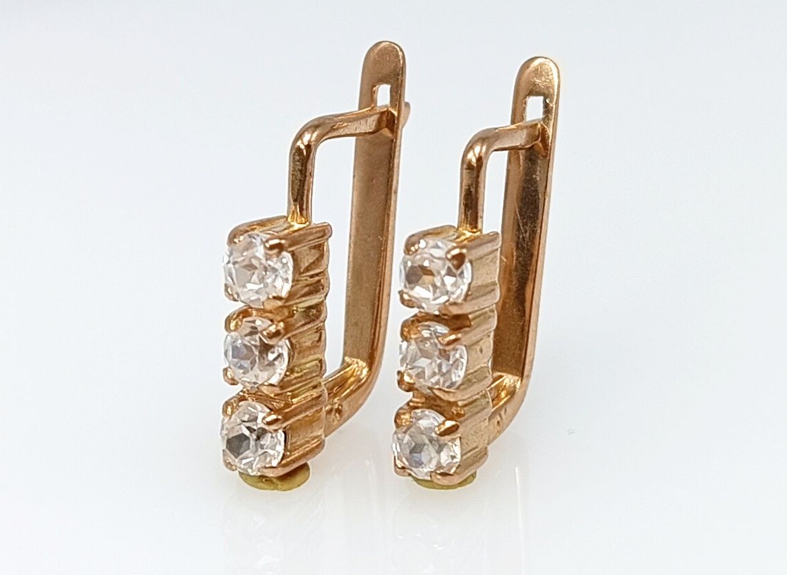 Золотые серьги 585 СССР