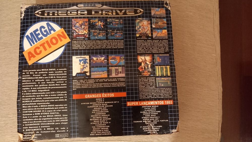 Caixa Sega Mega Drive I