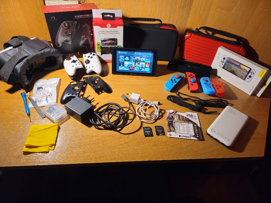 Nintendo Switch kєфir 328 GB полный комплект