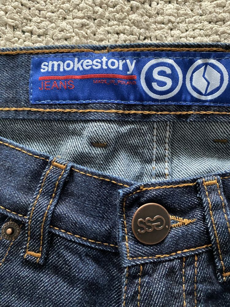 Smokestory SSG Spodnie Jeansowe Baggy