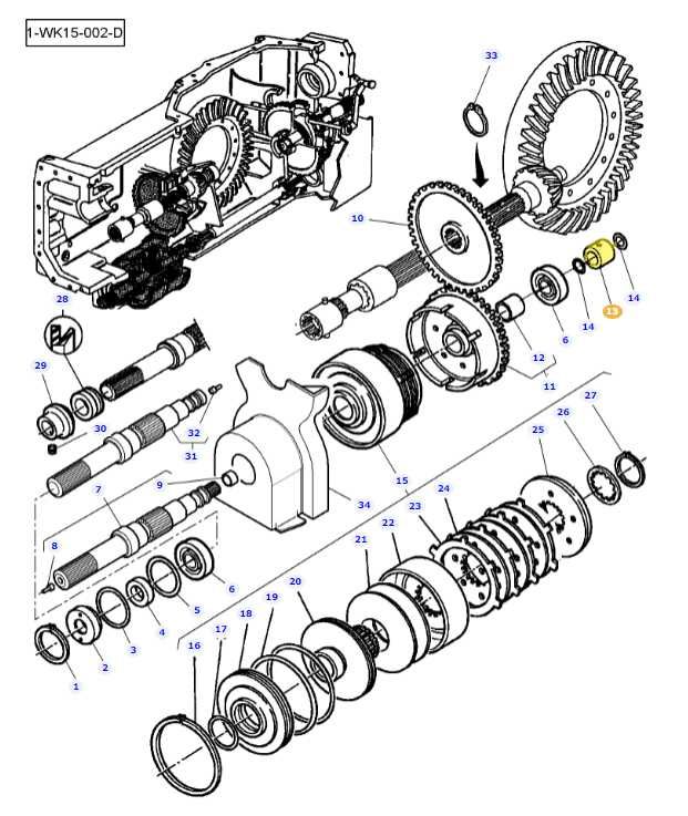 Tulejka wałka skrzyni biegów Massey Ferguson 3382.868M2 ORYGINAŁ AGCO
