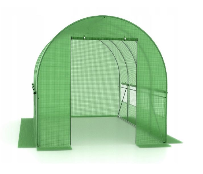 Tunel foliowy ogrodowy szklarnia 400x250 4x2.5