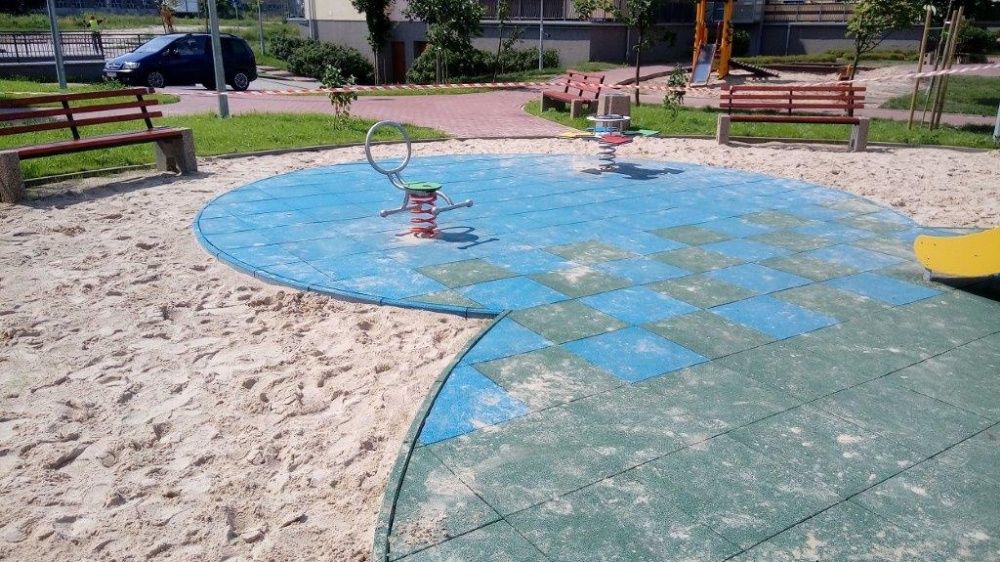 obrzeża gumowe elastyczne WZMACNIANE 1000mm gr. 50mm certyf. TÜV PZH