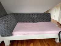 Łóżko - sofa z materacem  do spania i oglądania tv
