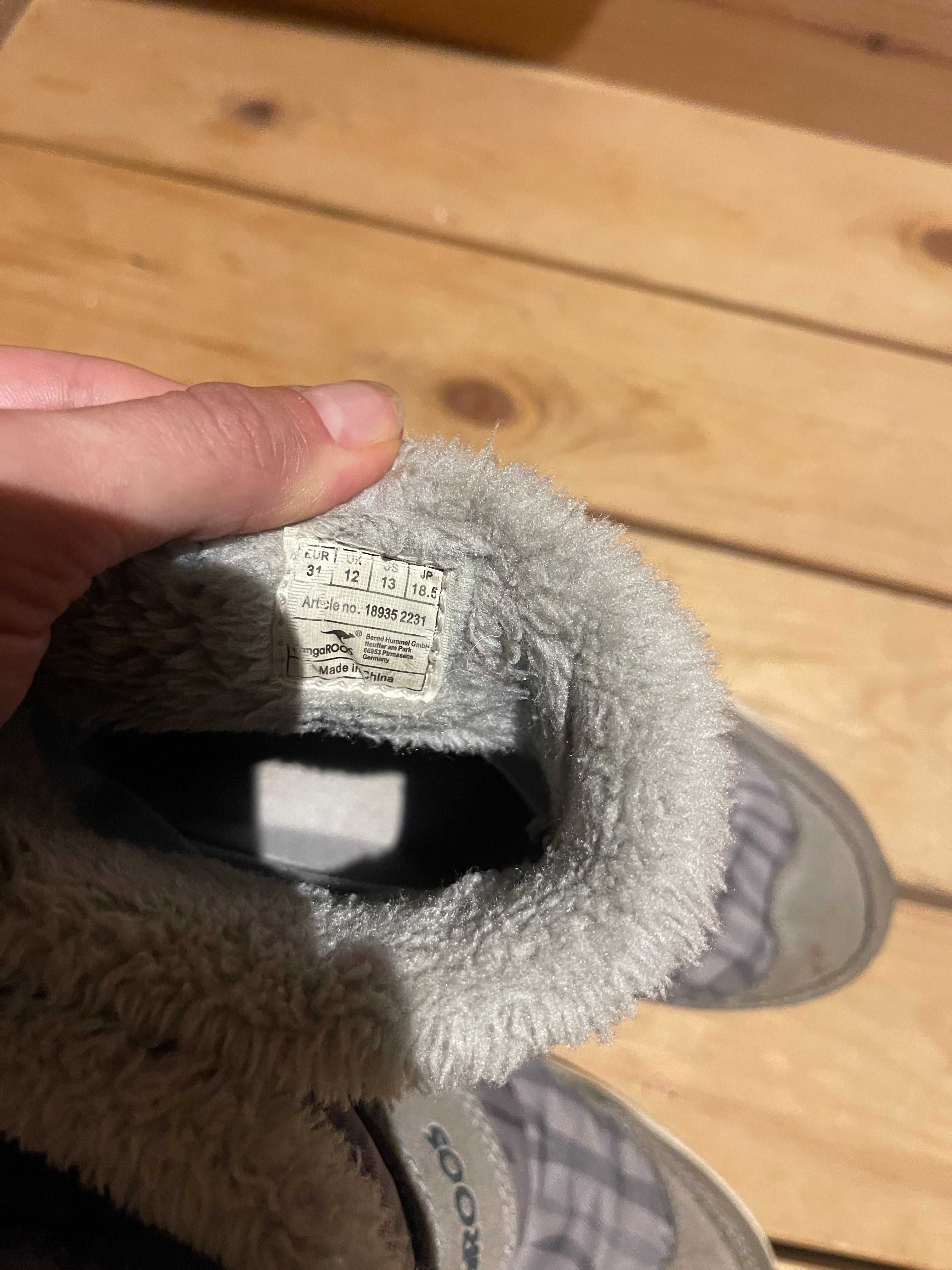 buty zimowe, kozaki śniegowce dla chłopca i dziewczynki ciepłe 31