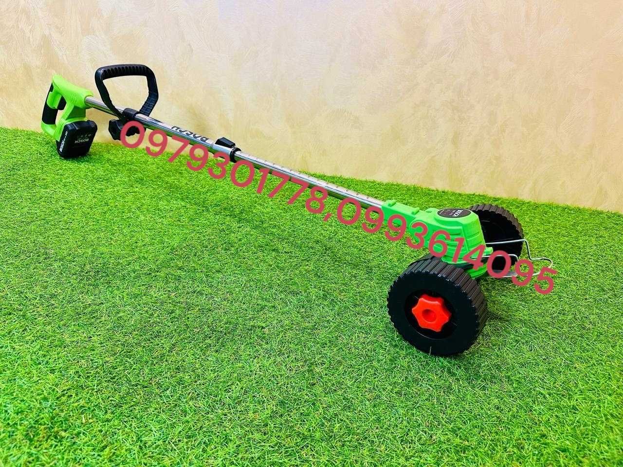 Кущоріз BOSCH BUR187BL 36V-6A Аккумуляторный тример Косарка + Колеска