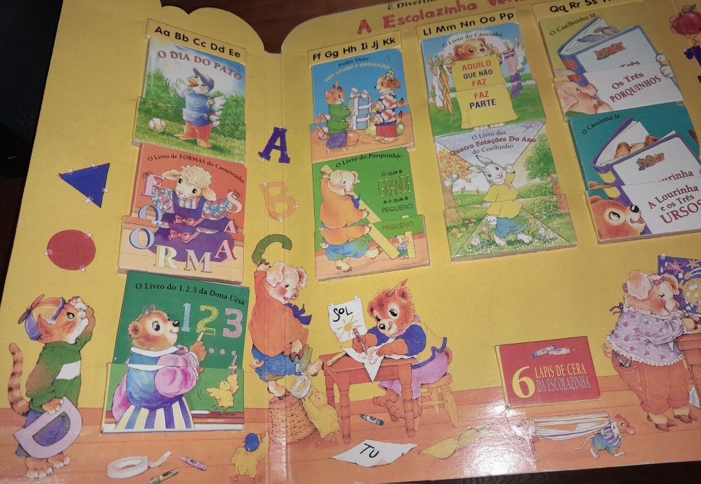 Livro infantil de grande dimensão