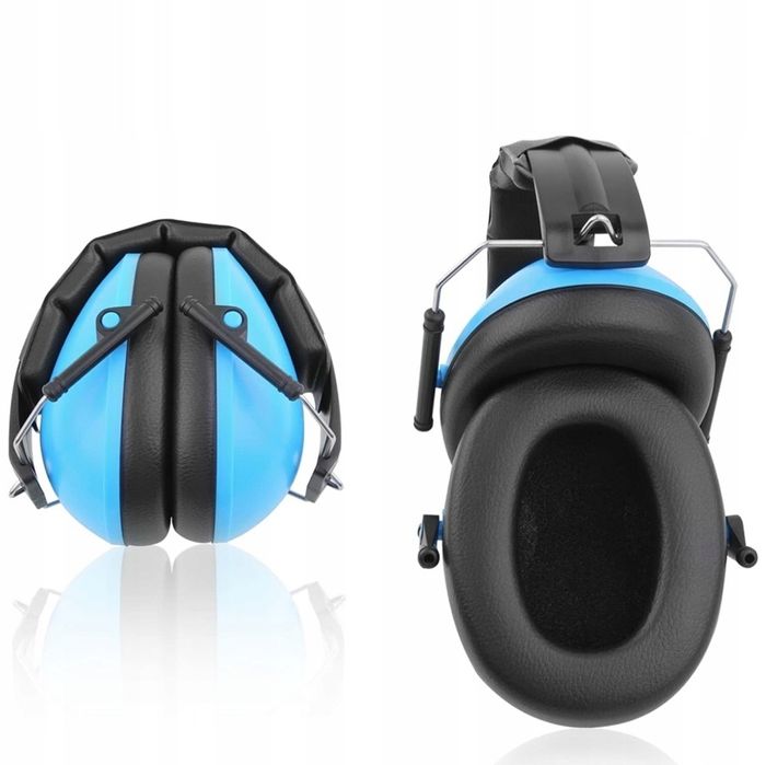 Słuchawki wygłuszające dla dzieci niebieskie B739