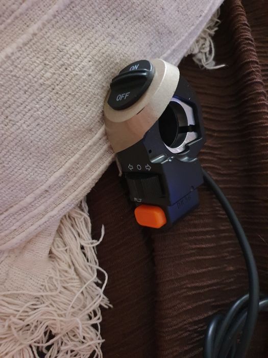 Comando luzes piscas bozina trotinete urbanglide