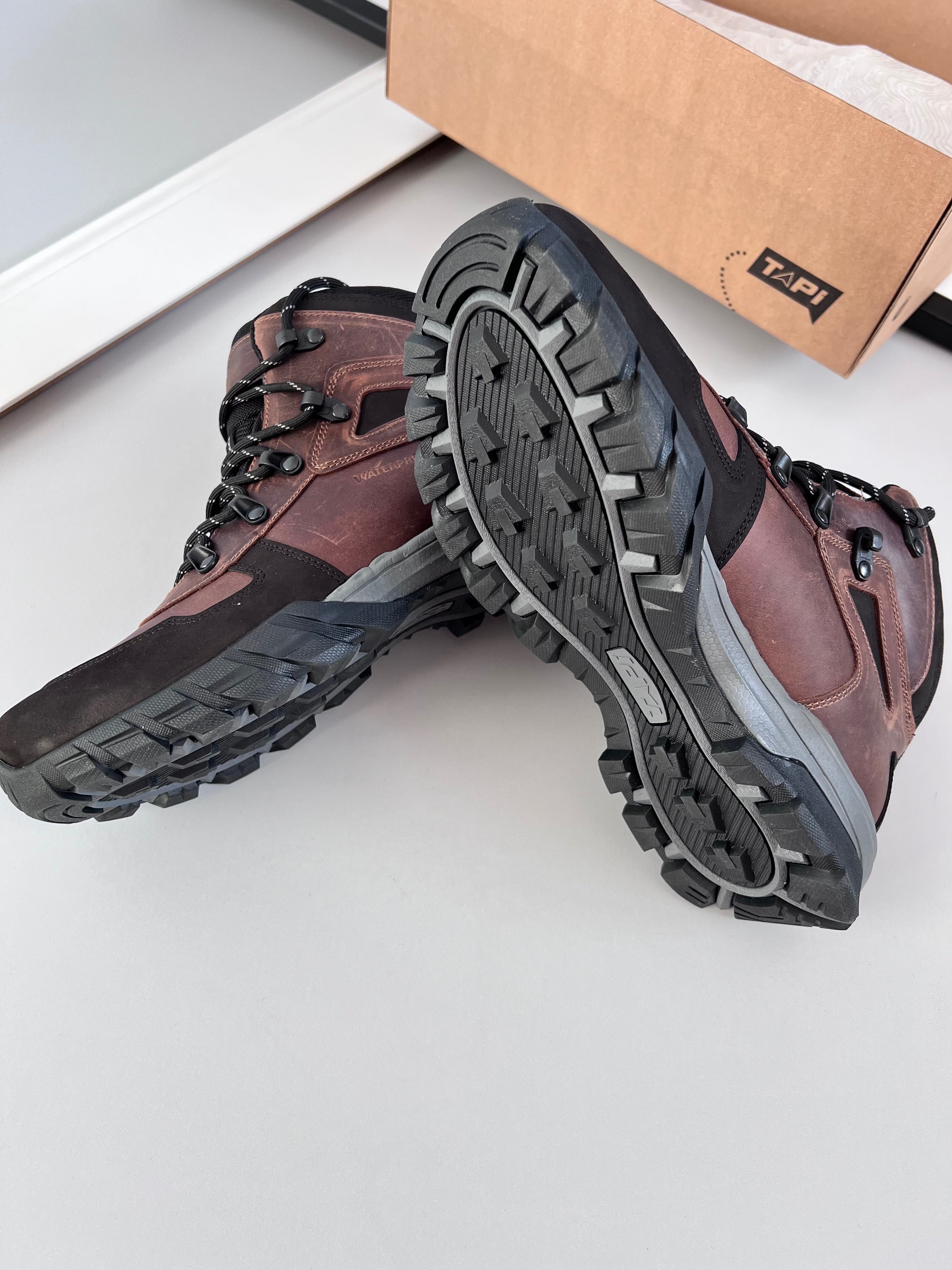 45 Sklep Polska produkcja Nowe buty męskie trekkingowe skóra