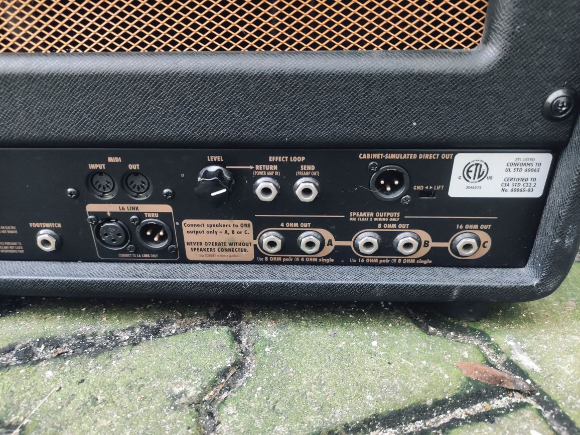 Line 6  Bogner DT50 Head lampowy 50W gitarowy wzmacniacz