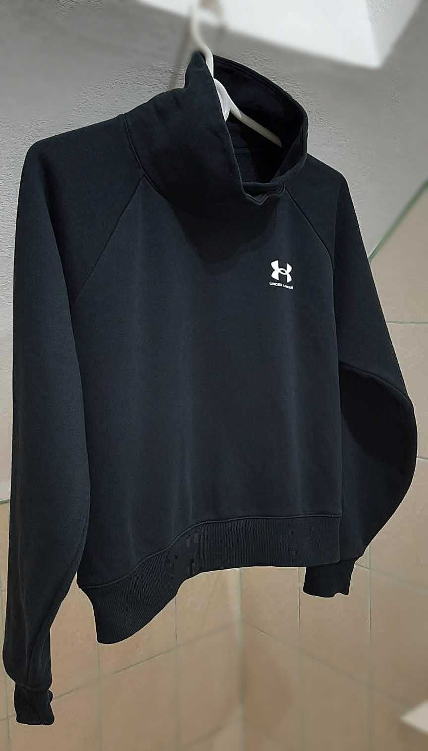 Bluza damska czarna XS Under Armour bdb półgolf