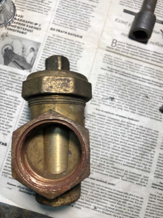 Кран корковий  латунний Ру10 Ду32