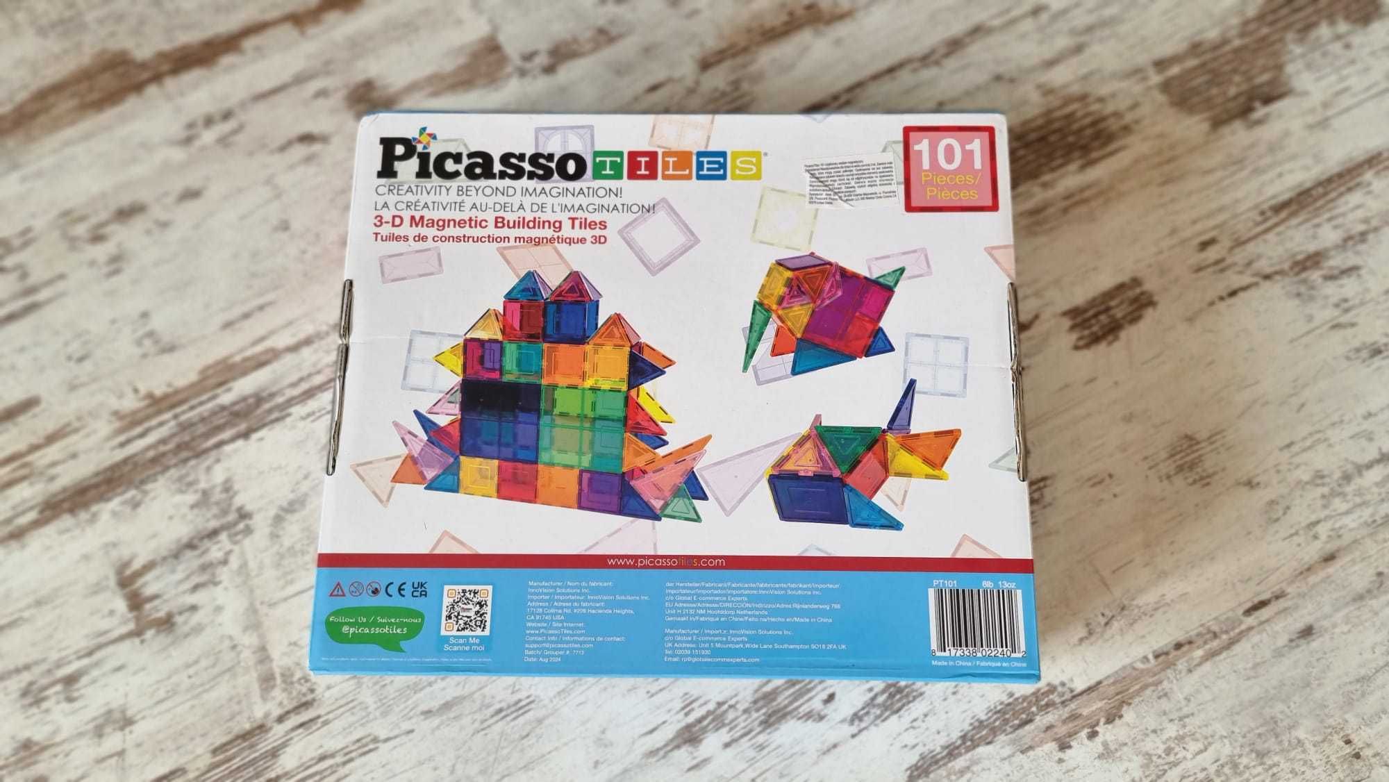 Klocki Magnetyczne Konstrukcyjne 101 el. Picasso Tiles – super zabawa!