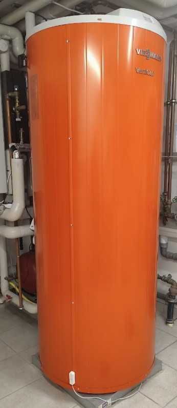 Bojler nierdzewny Viessmann 350l stojący wężownica, rewizja grzałki