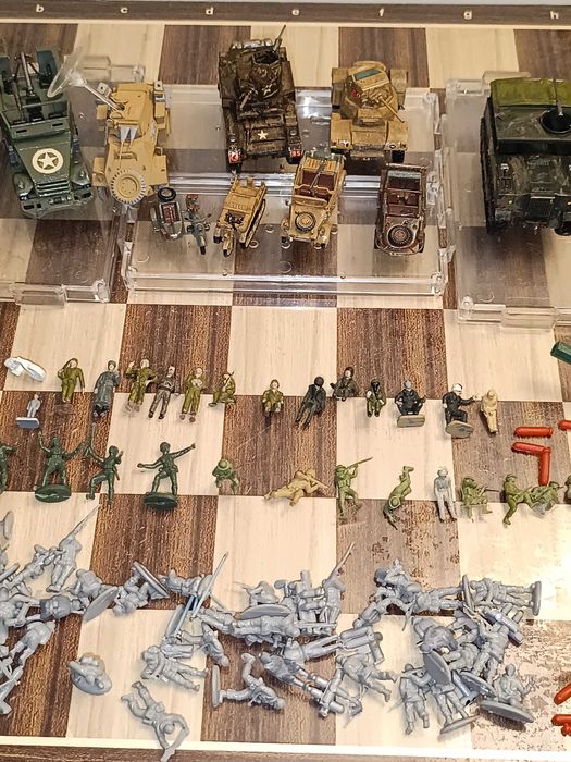 Veículos e Figuras de ação da 2a Guerra Mundial WWII