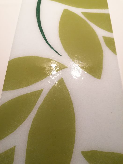 2 Painéis Vintage IKEA GYLLEN – Folhas Verdes + Base de Oferta