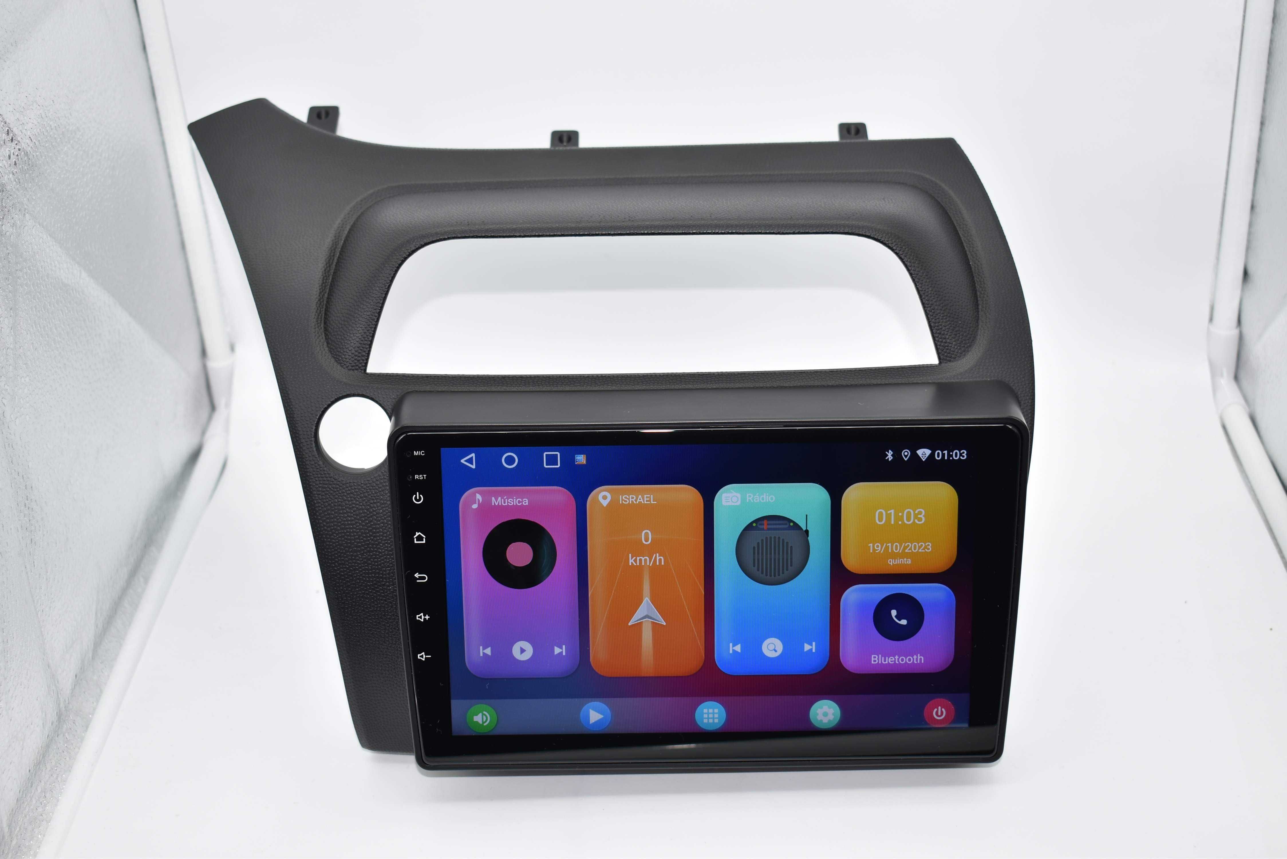 Rádio 2 DIN Android  Carplay Honda Civic Hatchback anos 2005 até 2011