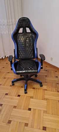 Fotel biurowy czarnoniebieski