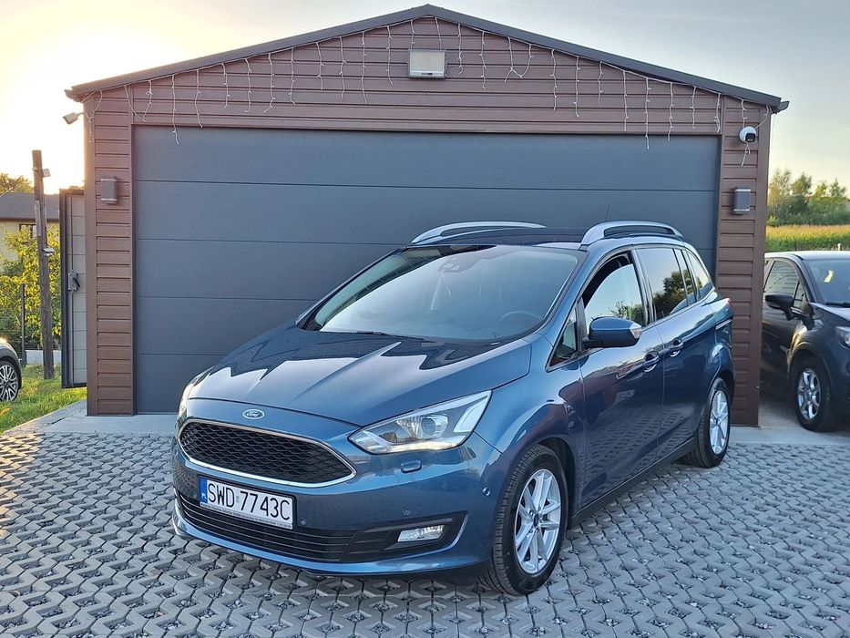 Ford Grand C-MAX Kamera Cofania Nawigacja Po Serwisie Zarejestrowany Gwarancja
