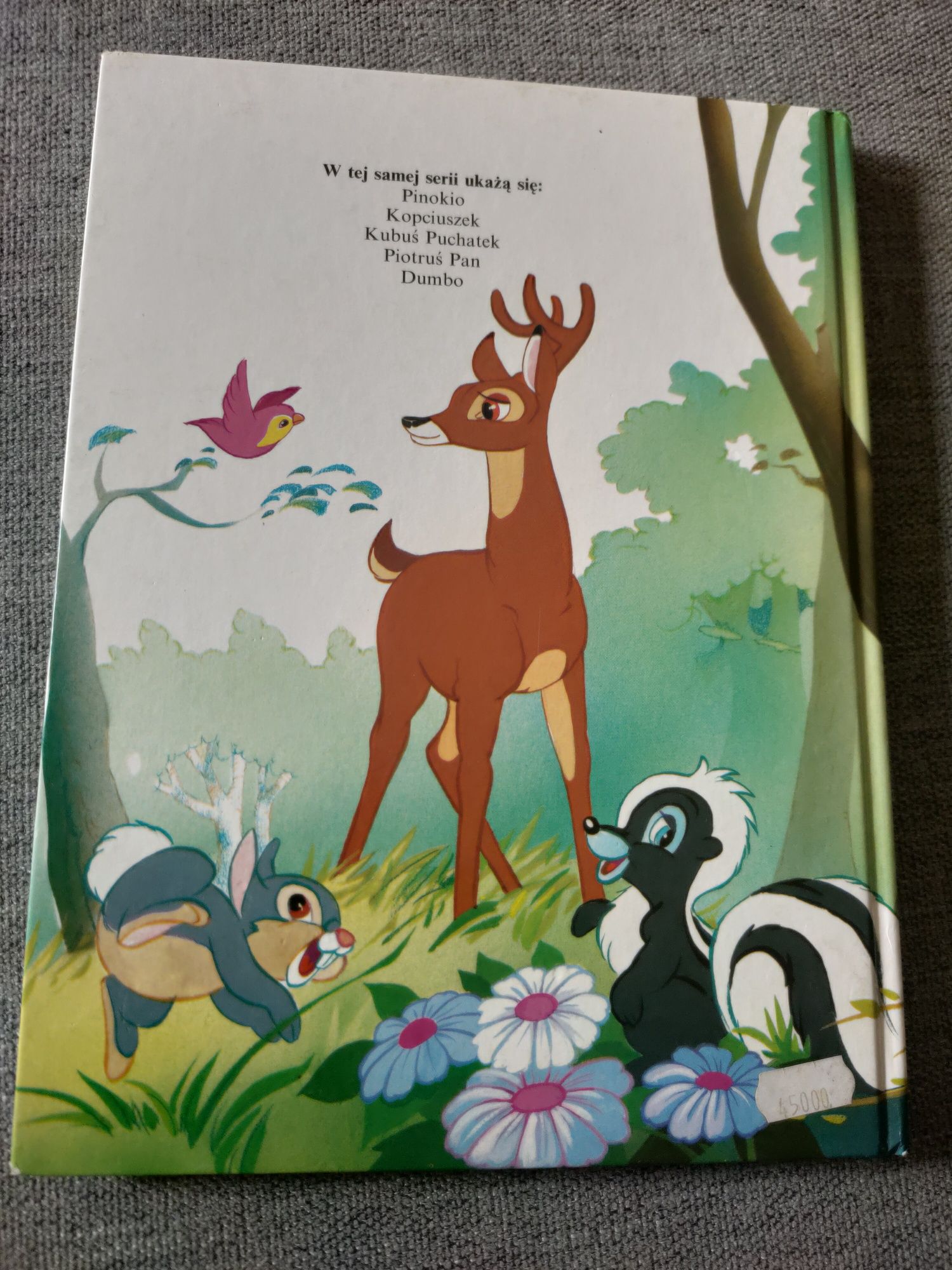 Książka Bambi Walt Disney 1991