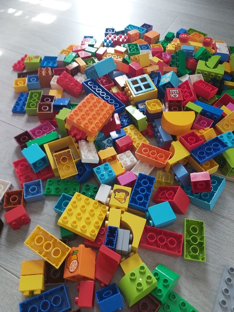 Wielki zestaw Lego Duplo Plac zabaw,Pizzeria,Auta,Minnie,Zoo