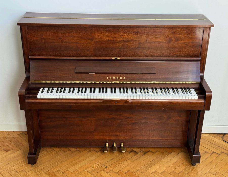 Pianino Yamaha U1 SAW Japonia 1983 system silent orzech mat
