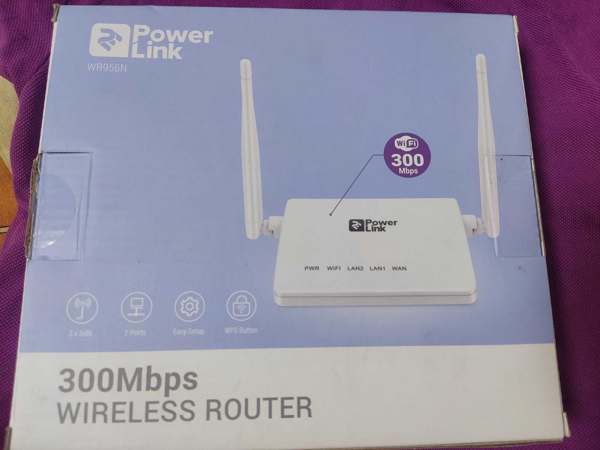 Бездротовий маршрутизатор 2E-WR956N Powerlink 300Mbps