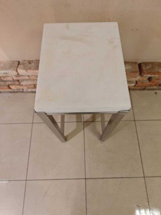 Kloc masarski 40x50 cm – poliuretanowy blat 5 cm, podstawa nierdzewna