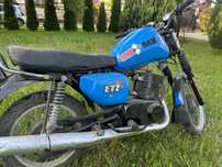 MZ ETZ 251 zarejestrowana biala blacha