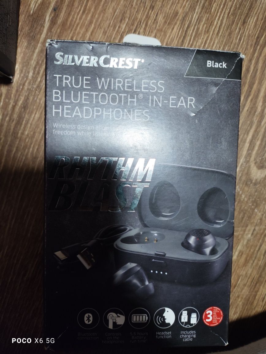 Silvercrest słuchawki douszne uszkodzone