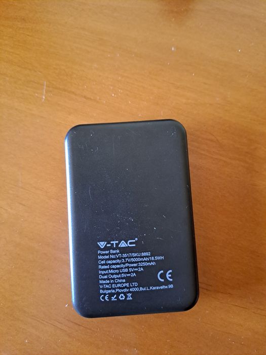 powerbank 5000mAh com carregador
