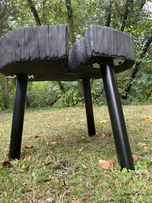 Stolik buk ipalany olejowany