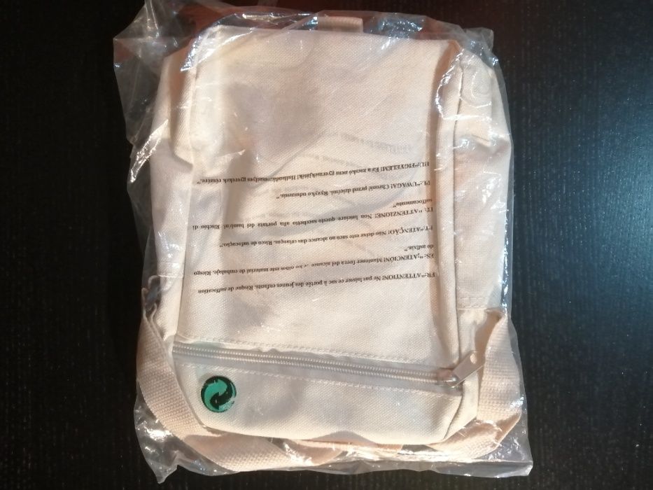 Mochila Tiracol Bege (com etiqueta)