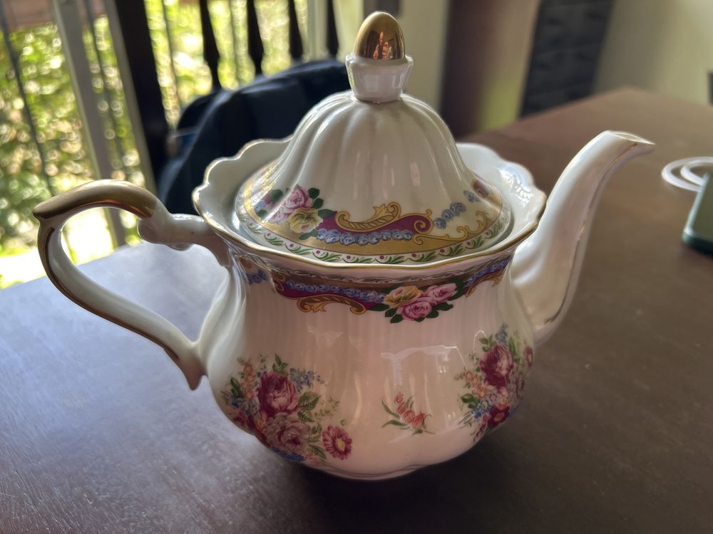 Bule e prato porcelana Limoges